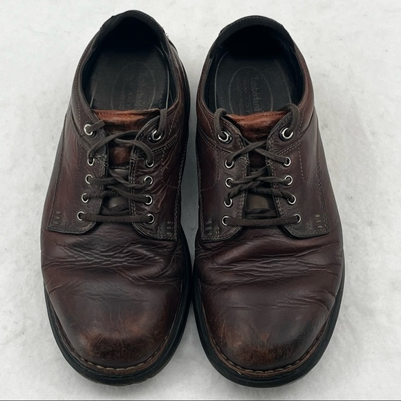 TIMBERLAND Men’s Madison Summit Brown Leather Lace Up Shoes size: 10.5 - Picture 1 of 8